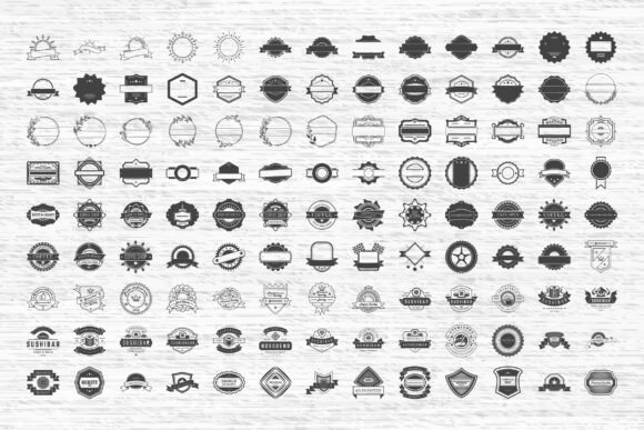 Download Vintage Logo Creation Kit Badges, Stamps - Badge Collection