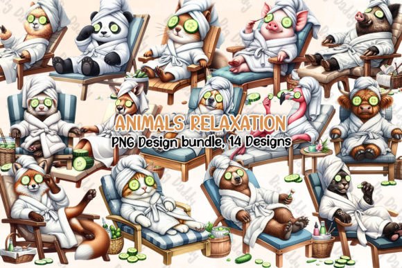 Download Animals Relaxation Clipart PNG - Relax Collection