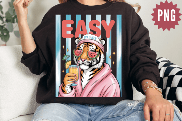 Download Tiger Spa Relax Summer Drink PNG Design - Relax Collection