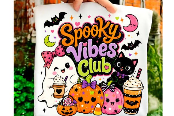 Download Spooky Vibes Club Halloween PNG - Club Collection