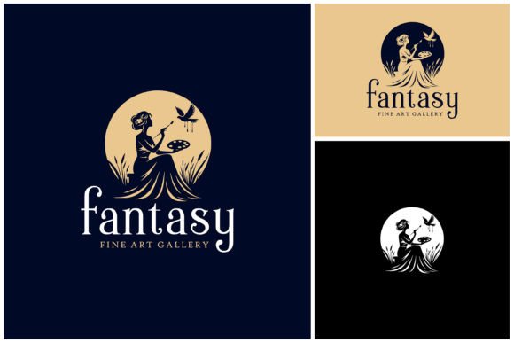 Download Goddess Princess Painting Dove Moon Logo - Moon logo Collection