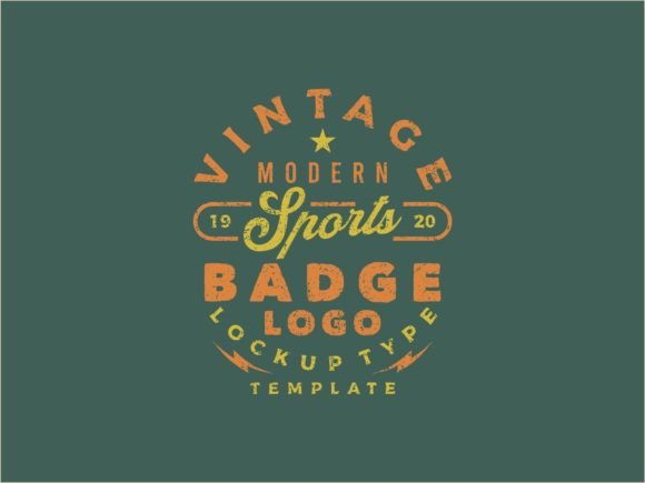 Download Vintage Sports Badge Logo Template Retro - Badge Collection