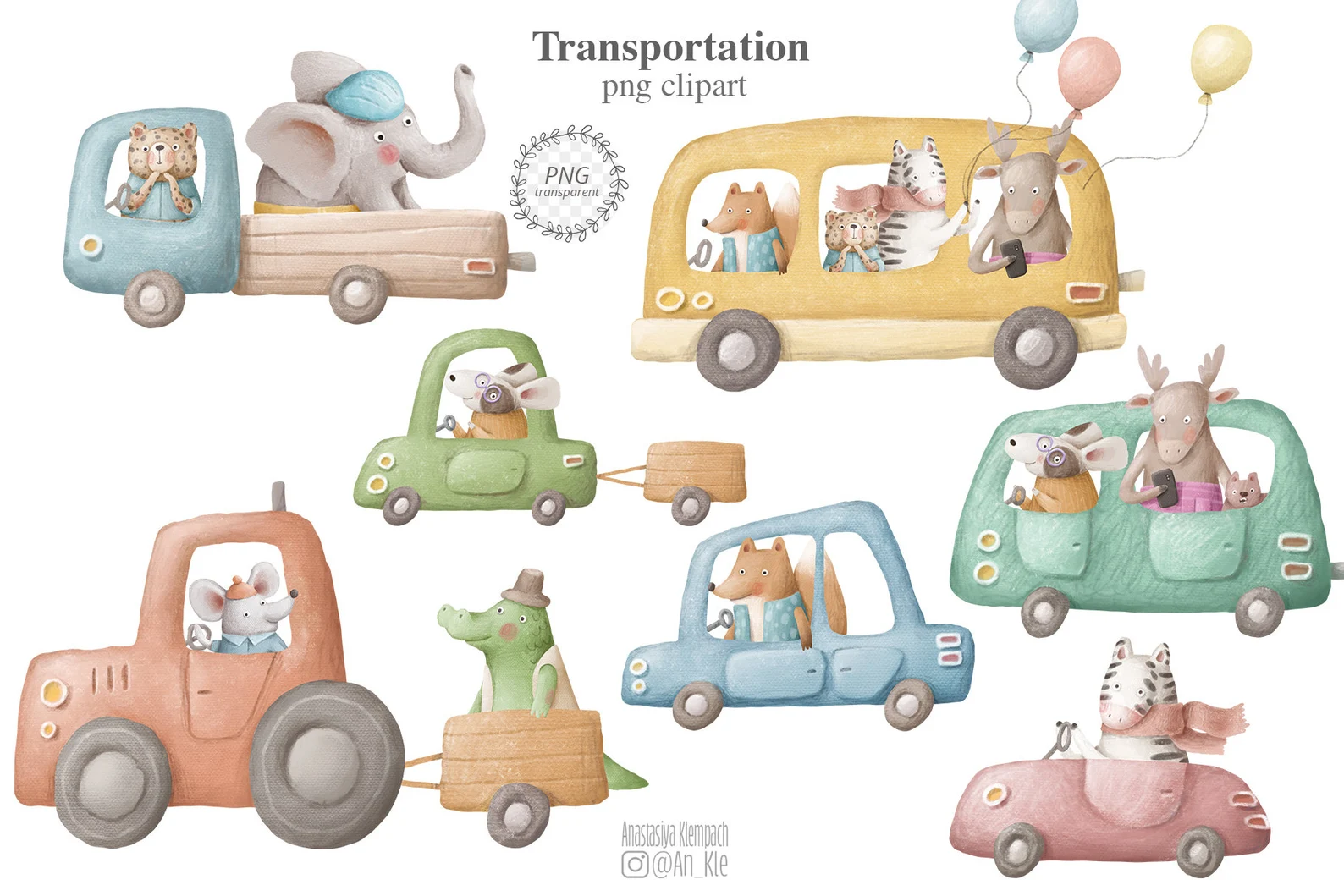Download Transportation Clipart for Kids - Transport Collection