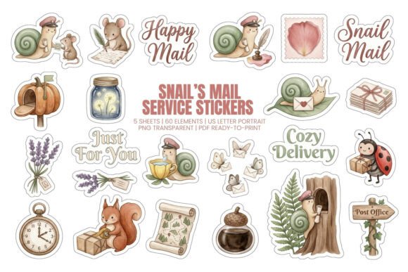 Download Snail’s Mail Service Stickers - Sticker Collection