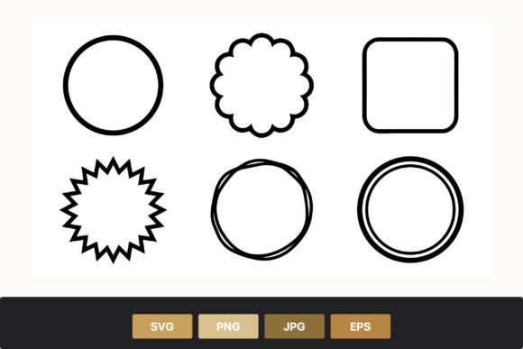Download Simple Circle Badge Frames Vector - Badge Collection