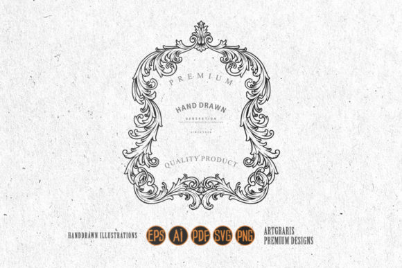 Download Clipart Badge Vintage Flourish Frame SVG - Badge Collection